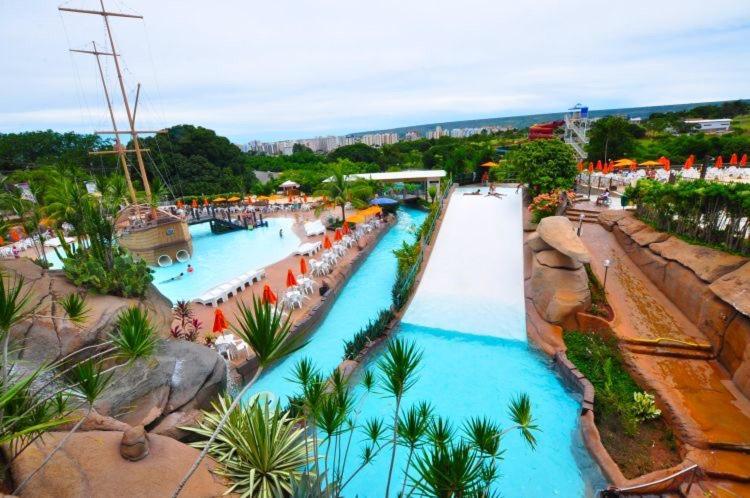 Aparthotel Piazza Diroma Com Acesso Ao Acqua Park Caldas Novas
